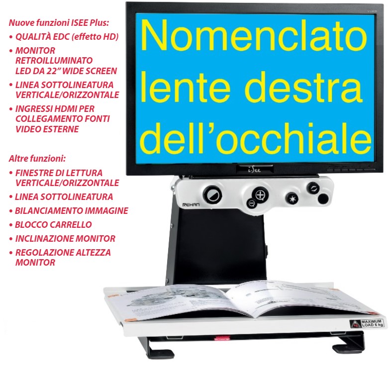 Videoingranditore da tavolo I-SEE Plus